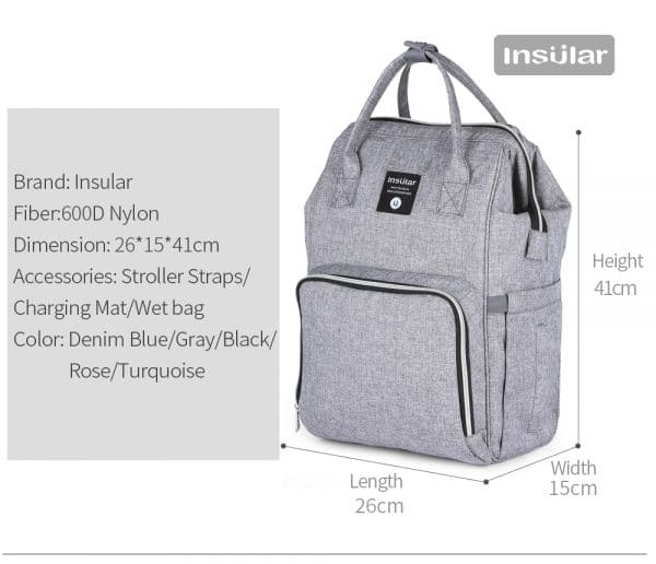 Baby Stroller Diaper Backpack