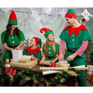 Family Christmas Pajamas - Elf Set